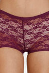 Zivame Low Rise Full Coverage Boyshorts - Dark Purple — thumbnail 7